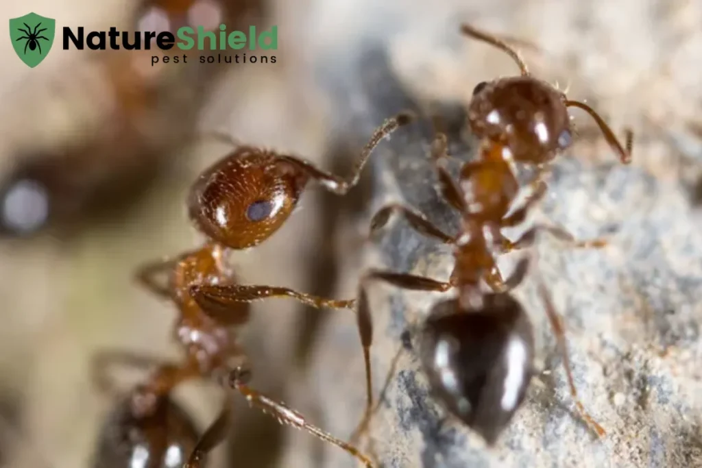 ant on the ground